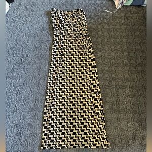 Strapless women’s maxi dress